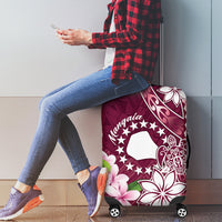 Cook Island Mangaia Gospel Day Luggage Cover Floral Tribal Pattern