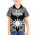 Personalised Taiwan Family Matching Puletasi and Hawaiian Shirt Austronesian Tribal Tattoo Black - Polynesian Pride