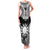Personalised Taiwan Family Matching Tank Maxi Dress and Hawaiian Shirt Austronesian Tribal Tattoo Black - Polynesian Pride