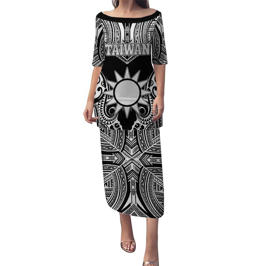 Personalised Taiwan Puletasi Austronesian Tribal Tattoo Black - Polynesian Pride