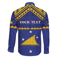 Personalised Tokelau Happy Tokehega Day Family Matching Long Sleeve Bodycon Dress and Hawaiian Shirt Polynesian Tribal Tattoo LT05 - Polynesian Pride