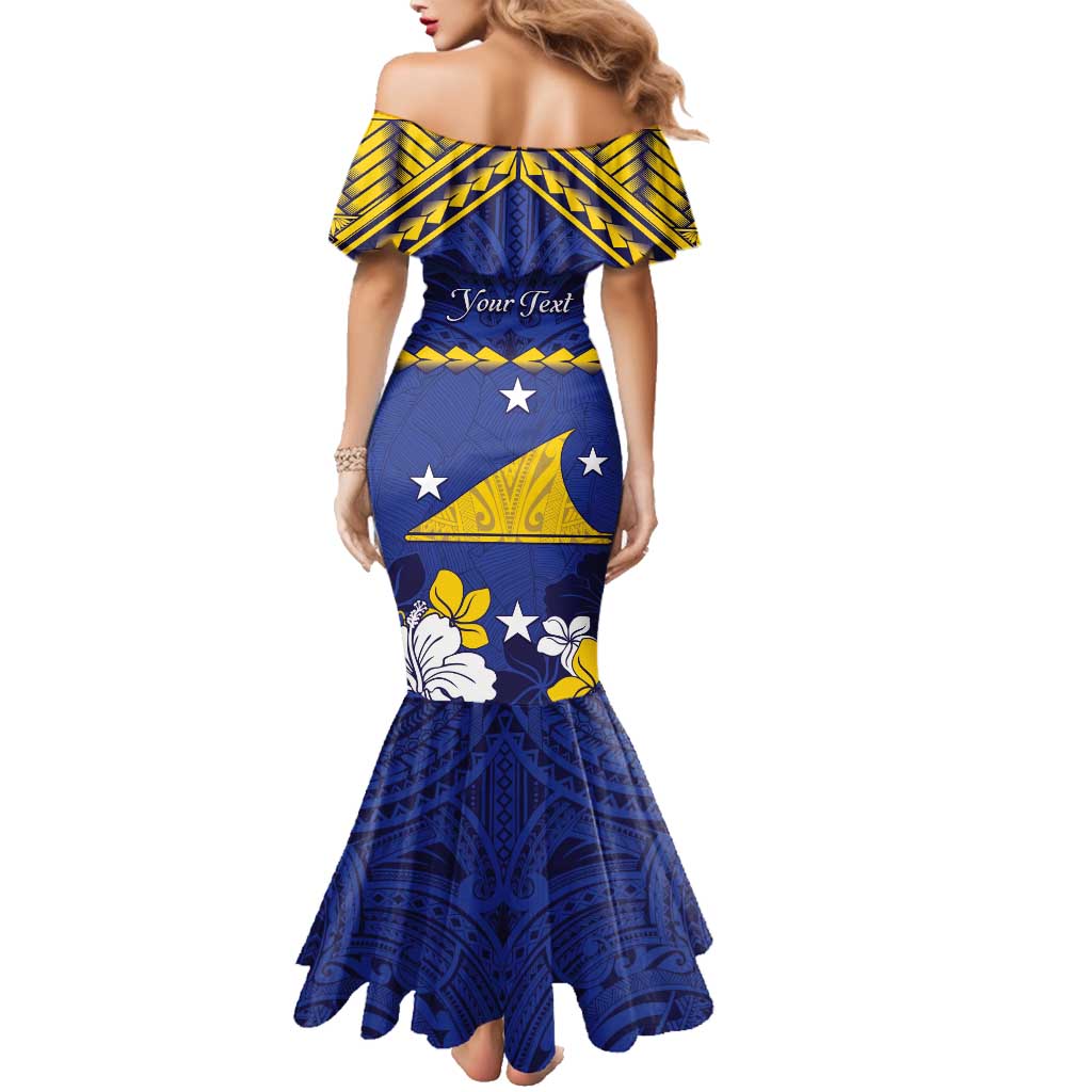 Personalised Tokelau Happy Tokehega Day Family Matching Mermaid Dress and Hawaiian Shirt Polynesian Tribal Tattoo LT05 - Polynesian Pride