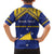 Personalised Tokelau Happy Tokehega Day Family Matching Off The Shoulder Long Sleeve Dress and Hawaiian Shirt Polynesian Tribal Tattoo