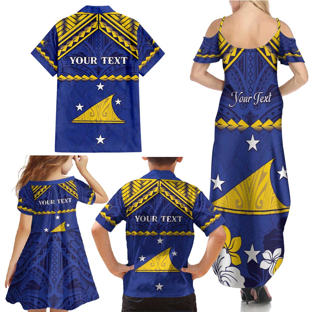 Personalised Tokelau Happy Tokehega Day Family Matching Summer Maxi Dress and Hawaiian Shirt Polynesian Tribal Tattoo LT05 - Polynesian Pride