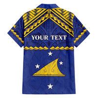 Personalised Tokelau Happy Tokehega Day Family Matching Tank Maxi Dress and Hawaiian Shirt Polynesian Tribal Tattoo LT05 - Polynesian Pride