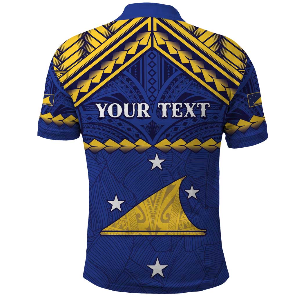 Personalised Tokelau Happy Tokehega Day Polo Shirt Polynesian Tribal Tattoo