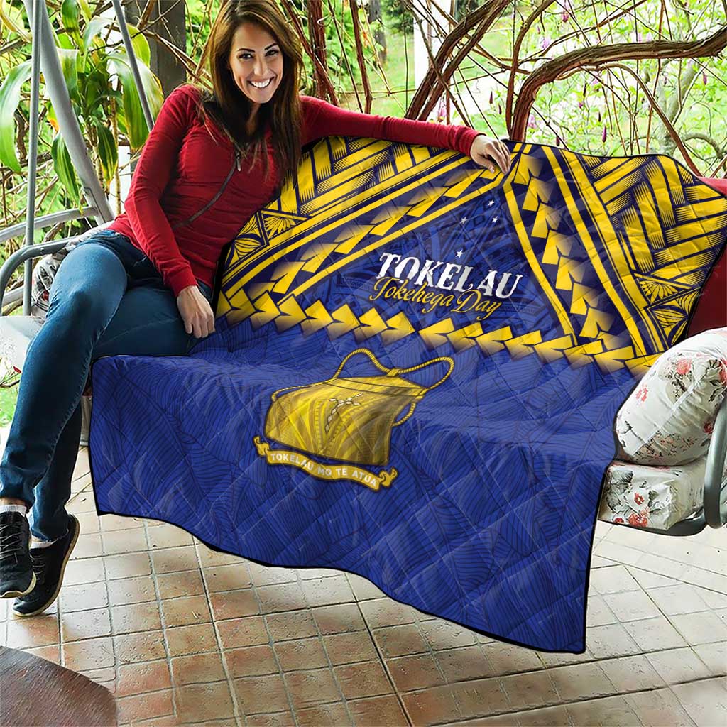 Tokelau Happy Tokehega Day Quilt Polynesian Tribal Tattoo