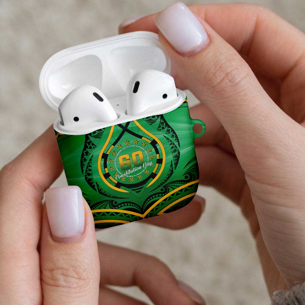 Cook Islands Constitution Day AirPods Case 60th Anniversary - Polynesian Pride