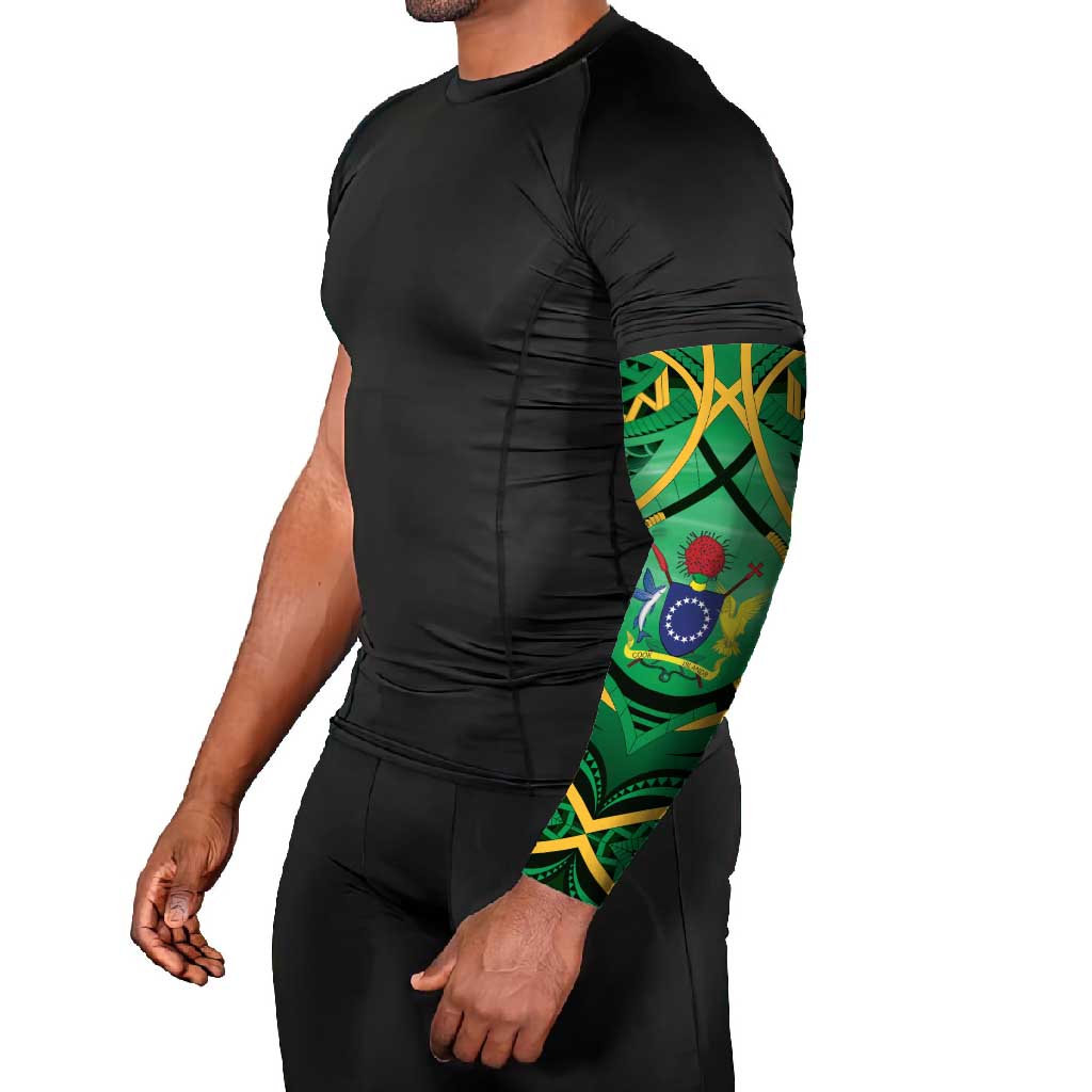 Cook Islands Constitution Day Arm Sleeves 60th Anniversary - Polynesian Pride