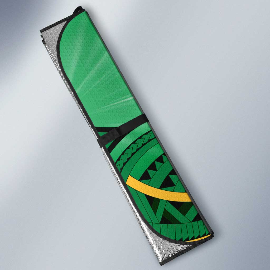 Cook Islands Constitution Day Auto Sun Shade 60th Anniversary - Polynesian Pride