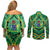 Cook Islands Constitution Day Couples Matching Off Shoulder Short Dress and Long Sleeve Button Shirt 60th Anniversary - Polynesian Pride