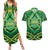 Cook Islands Constitution Day Couples Matching Summer Maxi Dress and Hawaiian Shirt 60th Anniversary - Polynesian Pride