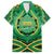 Cook Islands Constitution Day Family Matching Off The Shoulder Long Sleeve Dress and Hawaiian Shirt 60th Anniversary - Polynesian Pride