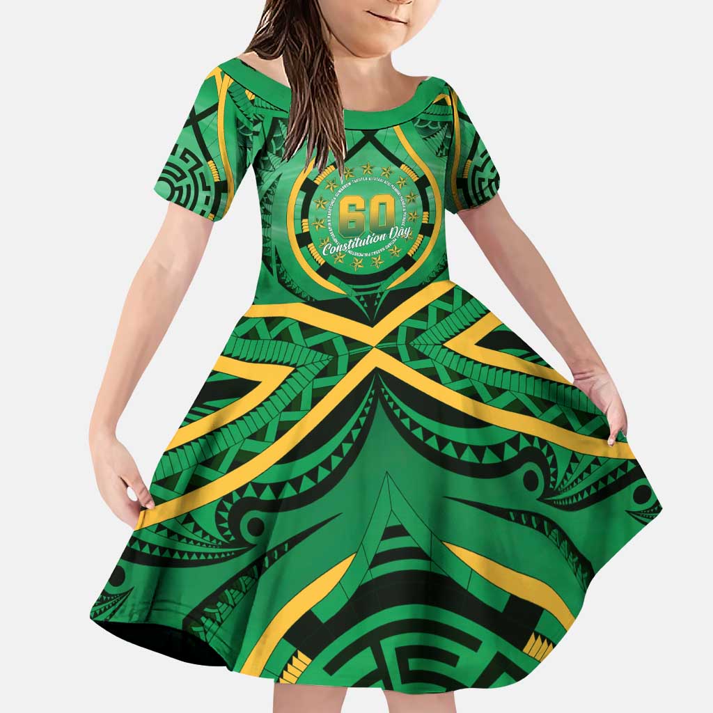 Cook Islands Constitution Day Family Matching Puletasi and Hawaiian Shirt 60th Anniversary - Polynesian Pride
