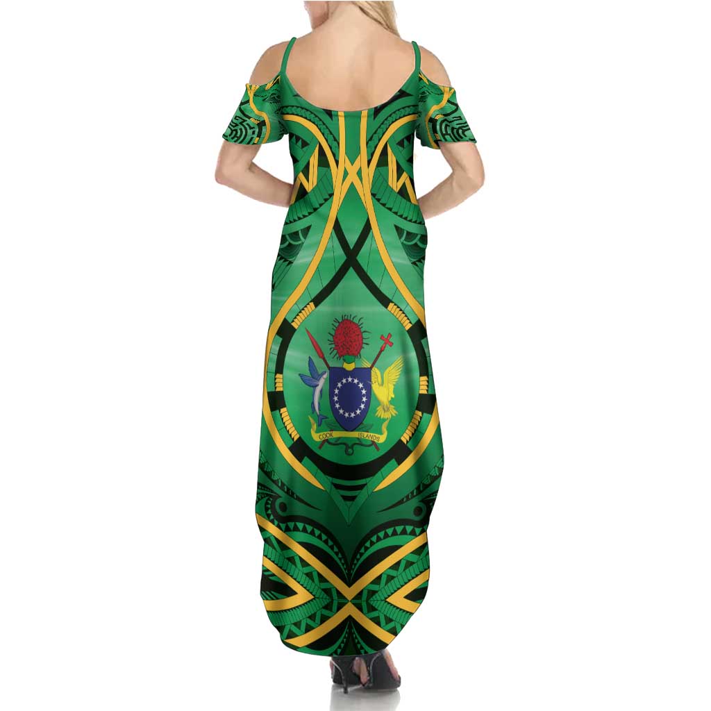 Cook Islands Constitution Day Summer Maxi Dress 60th Anniversary - Polynesian Pride