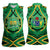 Cook Islands Constitution Day Women Sleeveless Polo Shirt 60th Anniversary - Polynesian Pride