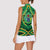 Cook Islands Constitution Day Women Sleeveless Polo Shirt 60th Anniversary - Polynesian Pride