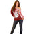 Personalized Tonga Niuas Off Shoulder Sweater White Tailed Tropicbird With Ngatu Pattern LT05 - Polynesian Pride
