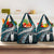 New Zealand Aotearoa Grocery Bag Maori Hei Rehua Paua Shell Glitter Green