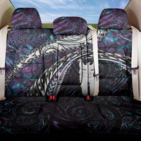 New Zealand Aotearoa Back Car Seat Cover Maori Hei Rehua Paua Shell Glitter Purple LT05 One Size Purple - Polynesian Pride