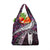 New Zealand Aotearoa Grocery Bag Maori Hei Rehua Paua Shell Glitter Pink