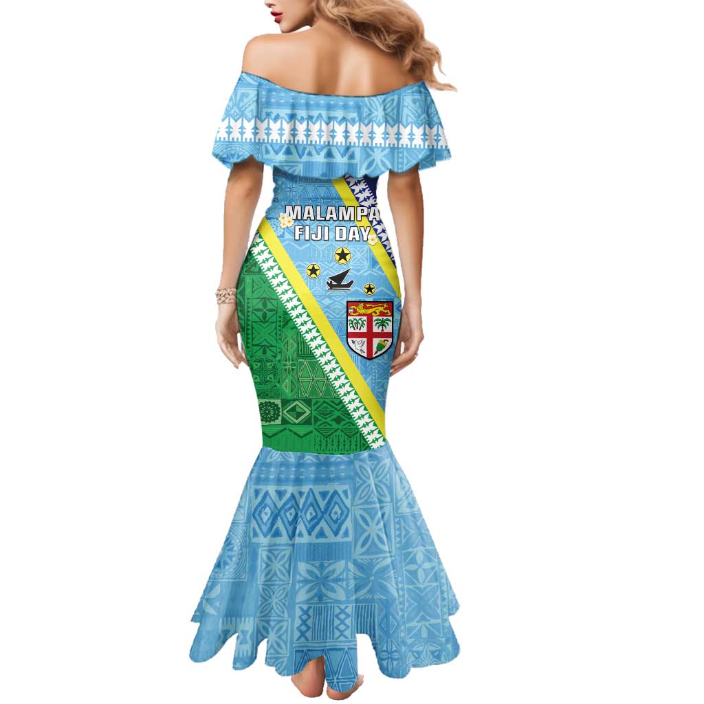 Love Malampa Fiji Day Family Matching Mermaid Dress and Hawaiian Shirt Together We Grow LT05 - Polynesian Pride