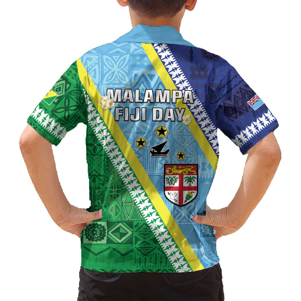 Love Malampa Fiji Day Family Matching Puletasi and Hawaiian Shirt Together We Grow LT05 - Polynesian Pride