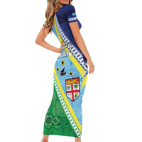 Love Malampa Fiji Day Family Matching Short Sleeve Bodycon Dress and Hawaiian Shirt Together We Grow LT05 - Polynesian Pride