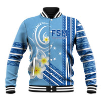 Personalised Federated States of Micronesia Baseball Jacket Happy 38th Independence Anniversary