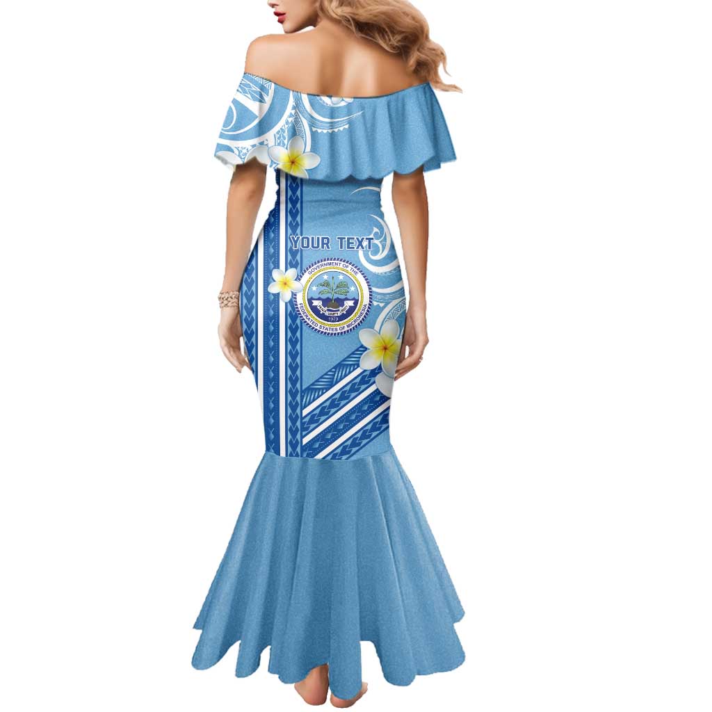 Personalised Federated States of Micronesia Family Matching Mermaid Dress and Hawaiian Shirt Happy 38th Independence Anniversary LT05 - Polynesian Pride