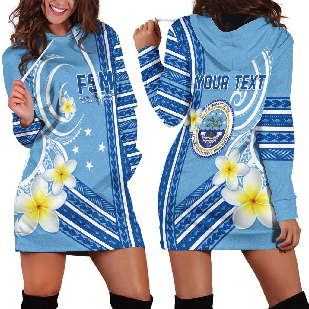 Personalised Federated States of Micronesia Hoodie Dress Happy 38th Independence Anniversary