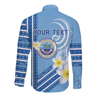 Personalised Federated States of Micronesia Long Sleeve Button Shirt Happy 38th Independence Anniversary LT05 - Polynesian Pride