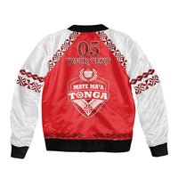 Custom Tonga Mate Maa Rugby Bomber Jacket Go Champions