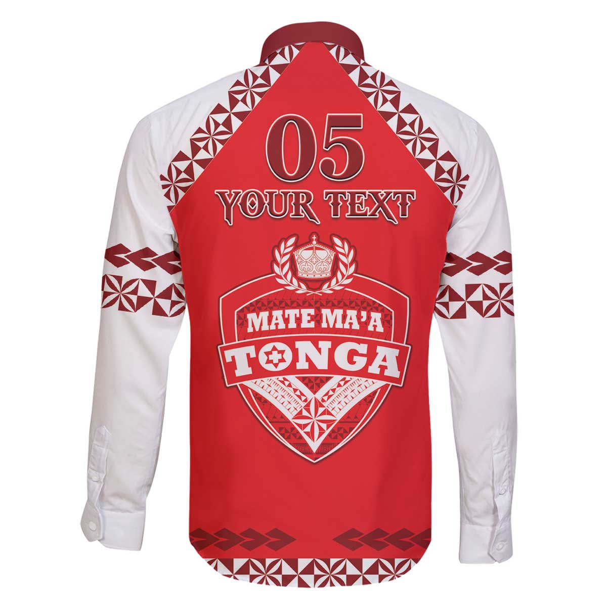 Custom Tonga Mate Maa Rugby Family Matching Off The Shoulder Long Sleeve Dress and Hawaiian Shirt Go Champions LT05 - Polynesian Pride