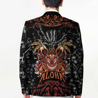 Aloha Halloween Blazer Horror Tiki Heavy Metal Style - Polynesian Pride