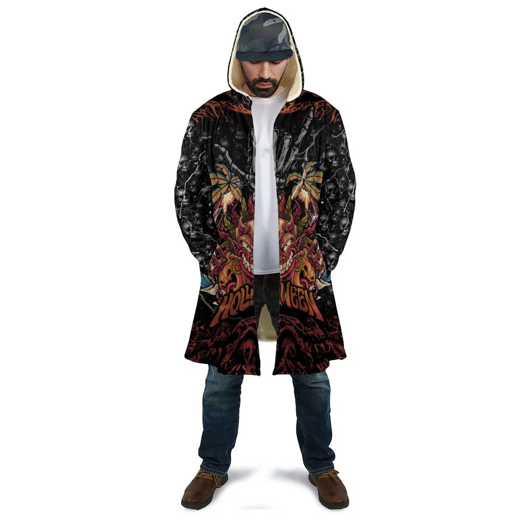 Aloha Halloween Cloak Horror Tiki Heavy Metal Style - Polynesian Pride