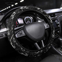 Aloha Halloween Steering Wheel Cover Horror Tiki Heavy Metal Style - Polynesian Pride