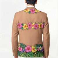 Hawaii Hula Costume Blazer Coconut Bra Lei Flowers Grass Skirt LT05 - Polynesian Pride