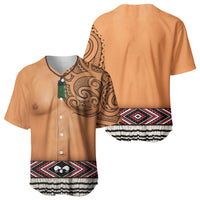 New Zealand Maori Tattoo Costume Baseball Jersey LT05 - Polynesian Pride