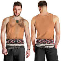 New Zealand Maori Tattoo Costume Men Tank Top LT05 - Polynesian Pride
