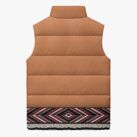 New Zealand Maori Tattoo Costume Sleeveless Puffer Jacket LT05 - Polynesian Pride