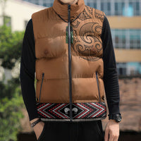 New Zealand Maori Tattoo Costume Sleeveless Puffer Jacket LT05 - Polynesian Pride