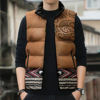 New Zealand Maori Tattoo Costume Sleeveless Puffer Jacket LT05 - Polynesian Pride