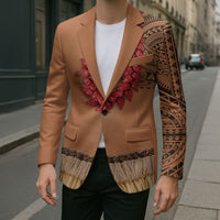 Samoa Tribal Tattoo Costume Blazer Ula Fala Necklace LT05 - Polynesian Pride