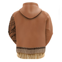 Samoa Tribal Tattoo Costume Hoodie Ula Fala Necklace LT05 - Polynesian Pride