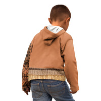 Samoa Tribal Tattoo Costume Kid Hoodie Ula Fala Necklace LT05 - Polynesian Pride