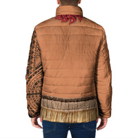 Samoa Tribal Tattoo Costume Padded Jacket Ula Fala Necklace LT05 - Polynesian Pride