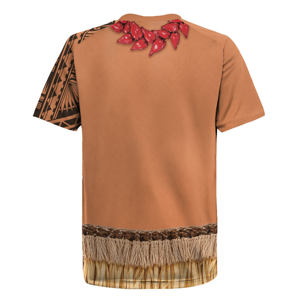 Samoa Tribal Tattoo Costume Rugby Jersey Ula Fala Necklace LT05 - Polynesian Pride