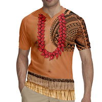 Samoa Tribal Tattoo Costume Rugby Jersey Ula Fala Necklace LT05 - Polynesian Pride