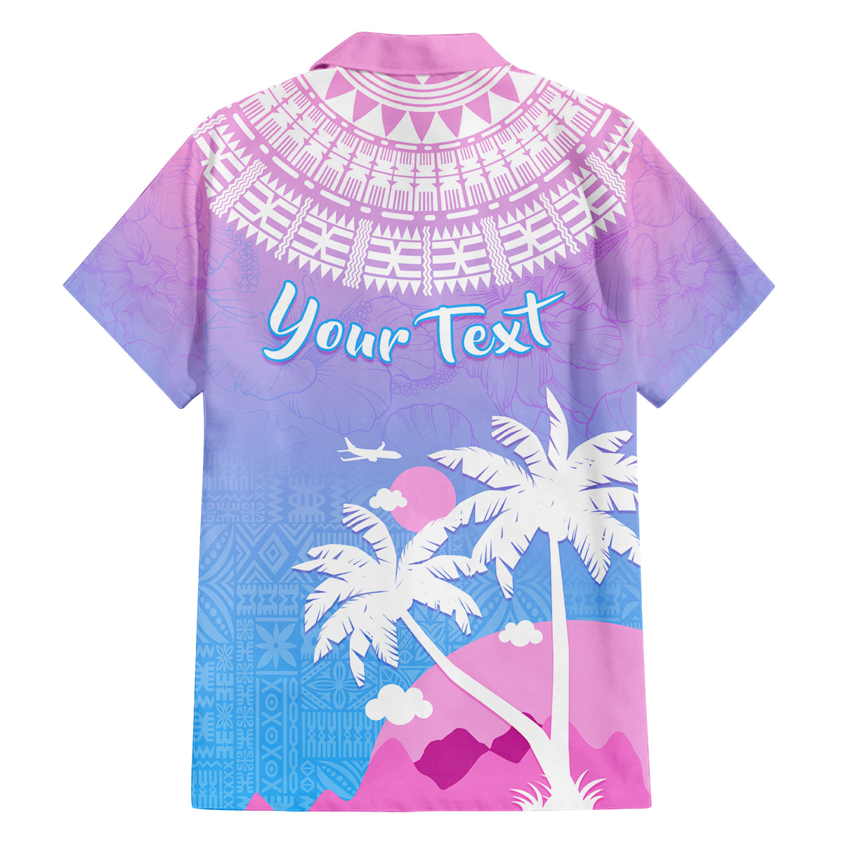 Personalised Fiji Your Paradise Festival Family Matching Tank Maxi Dress and Hawaiian Shirt With Fijian Masi Tapa Pattern LT05 - Polynesian Pride